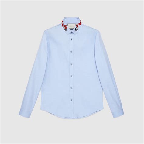 camicia gucci uomo azzurra|camicie uomo eleganti.